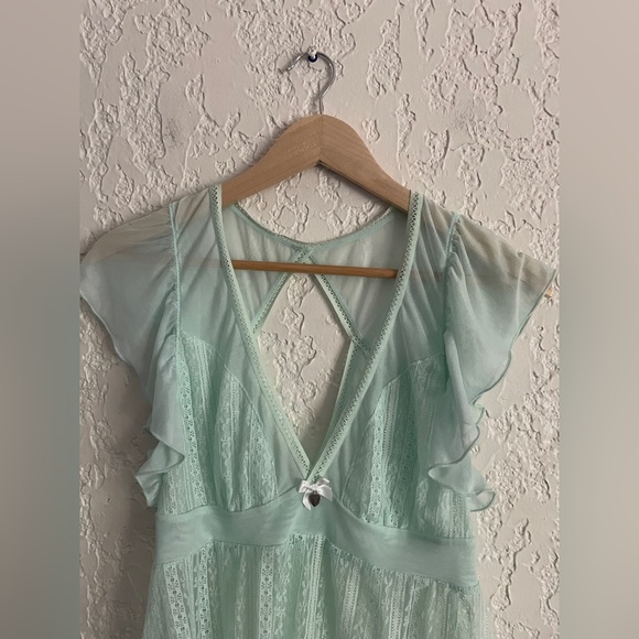 Betsy Johnson RARE Vintage Y2K Babydoll Nightgown M - Picture 3 of 5